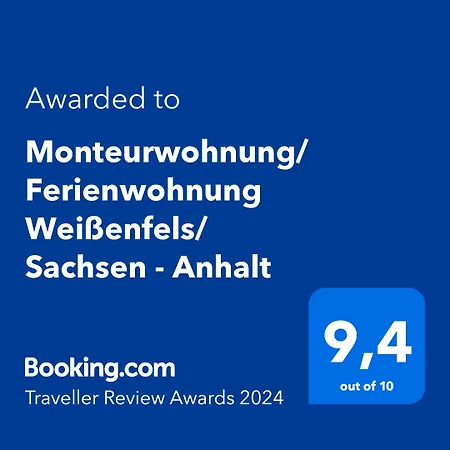 Monteurwohnung/ Ferienwohnung Weissenfels/ Sachsen - Anhalt * Weißenfels